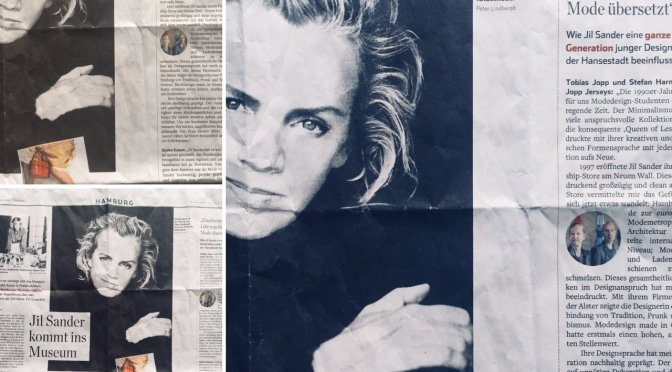 Hamburger Abendblatt – Sander und Hamburger Modedesigner