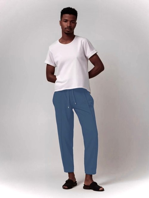 Herrenhose Jogger mit Bundfalten – Bild 6