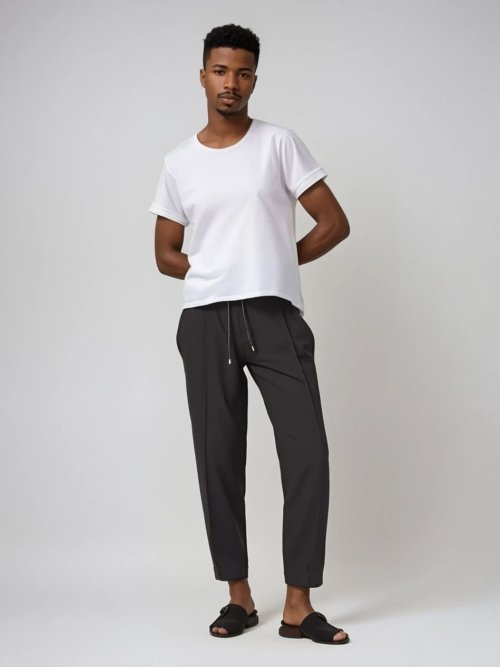 Herrenhose Jogger mit Bundfalten