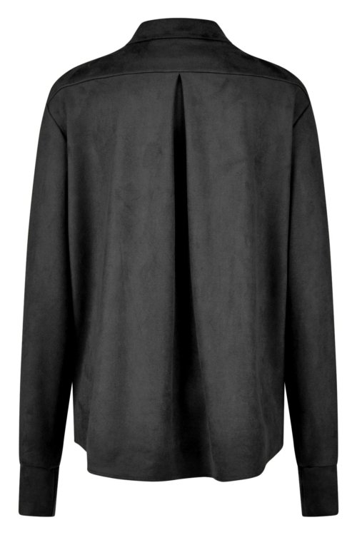Herrenhemd Wildleder Optik - Velour – Bild 5