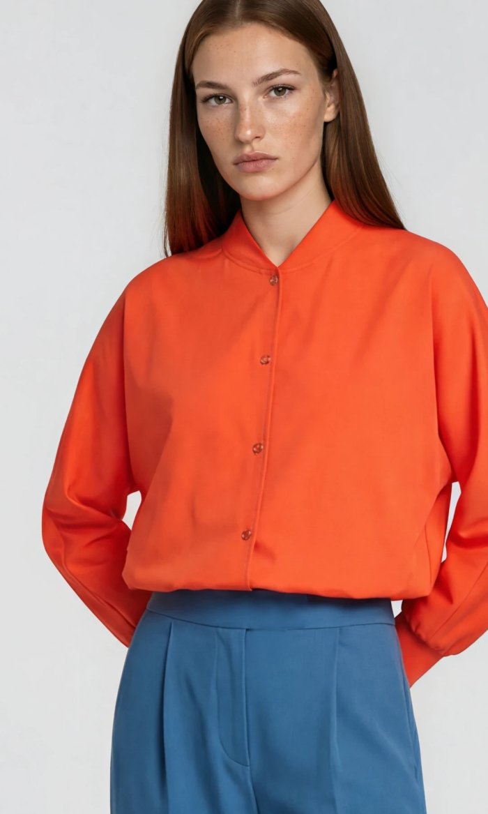 Coole Blouson Bluse - new summer colour
