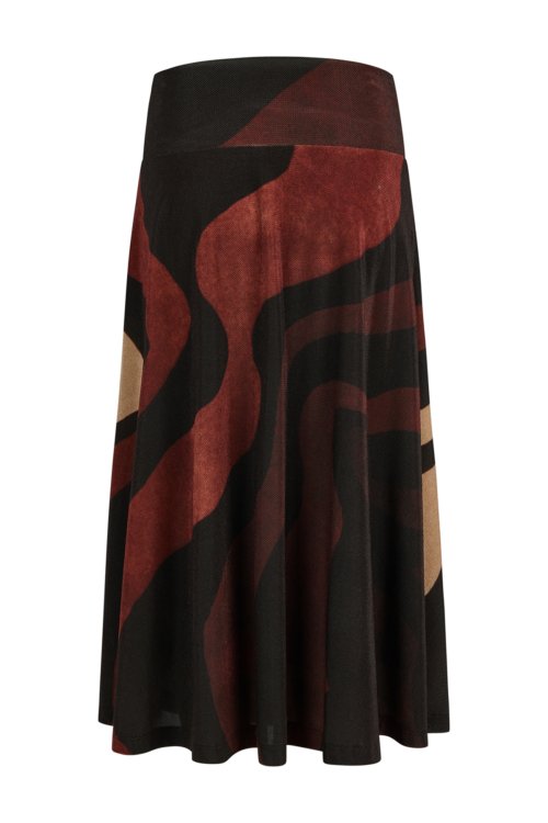 nature print midi skirt – Bild 3