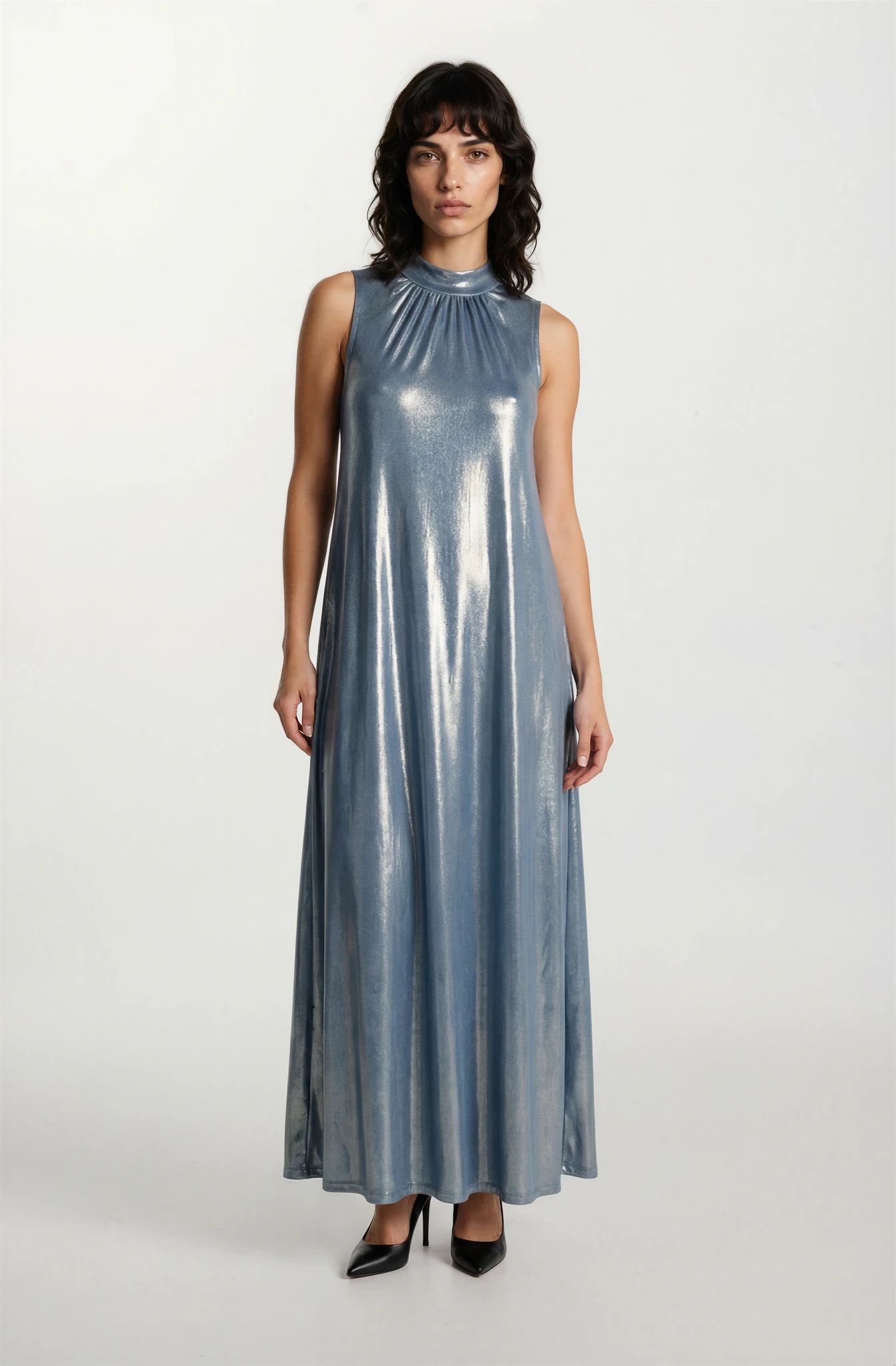 Lightblue Metal Dress – Bild 5