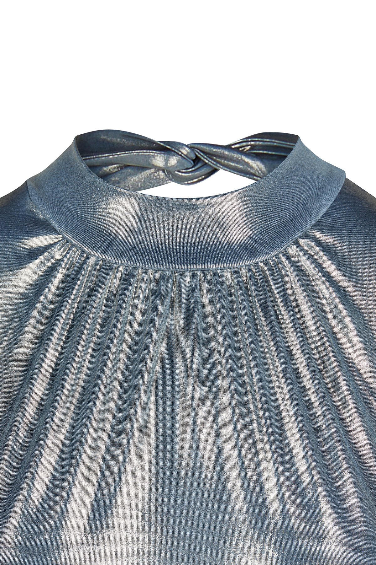 Lightblue Metal Dress – Bild 2