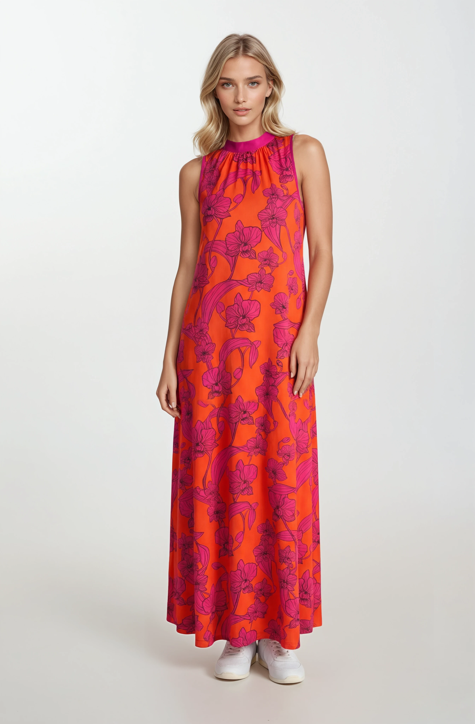 red and pink flower dreamdress – Bild 5