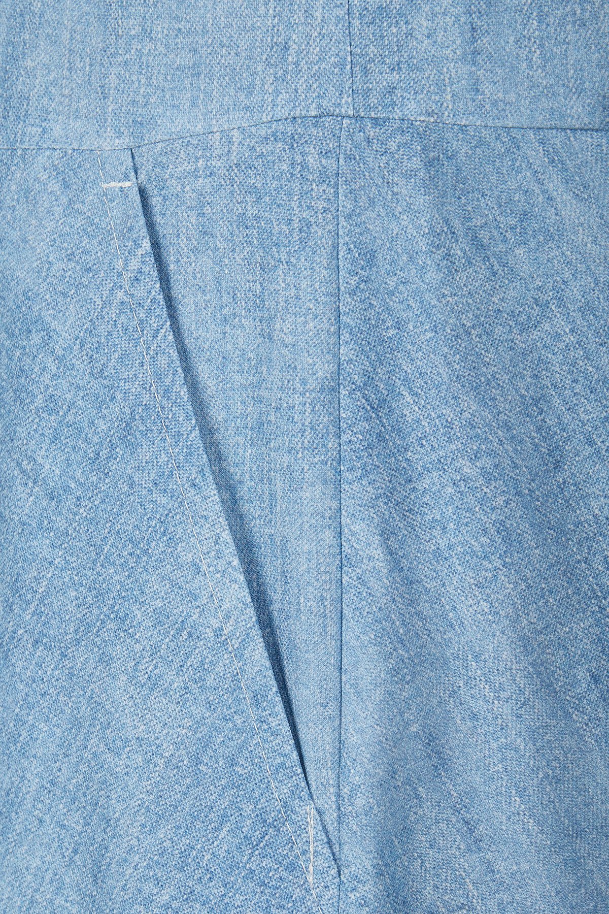 cool wide hanging denim dress – Bild 2