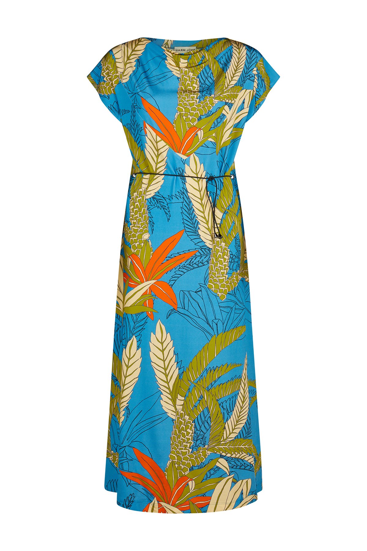 petrol flower dress – Bild 4