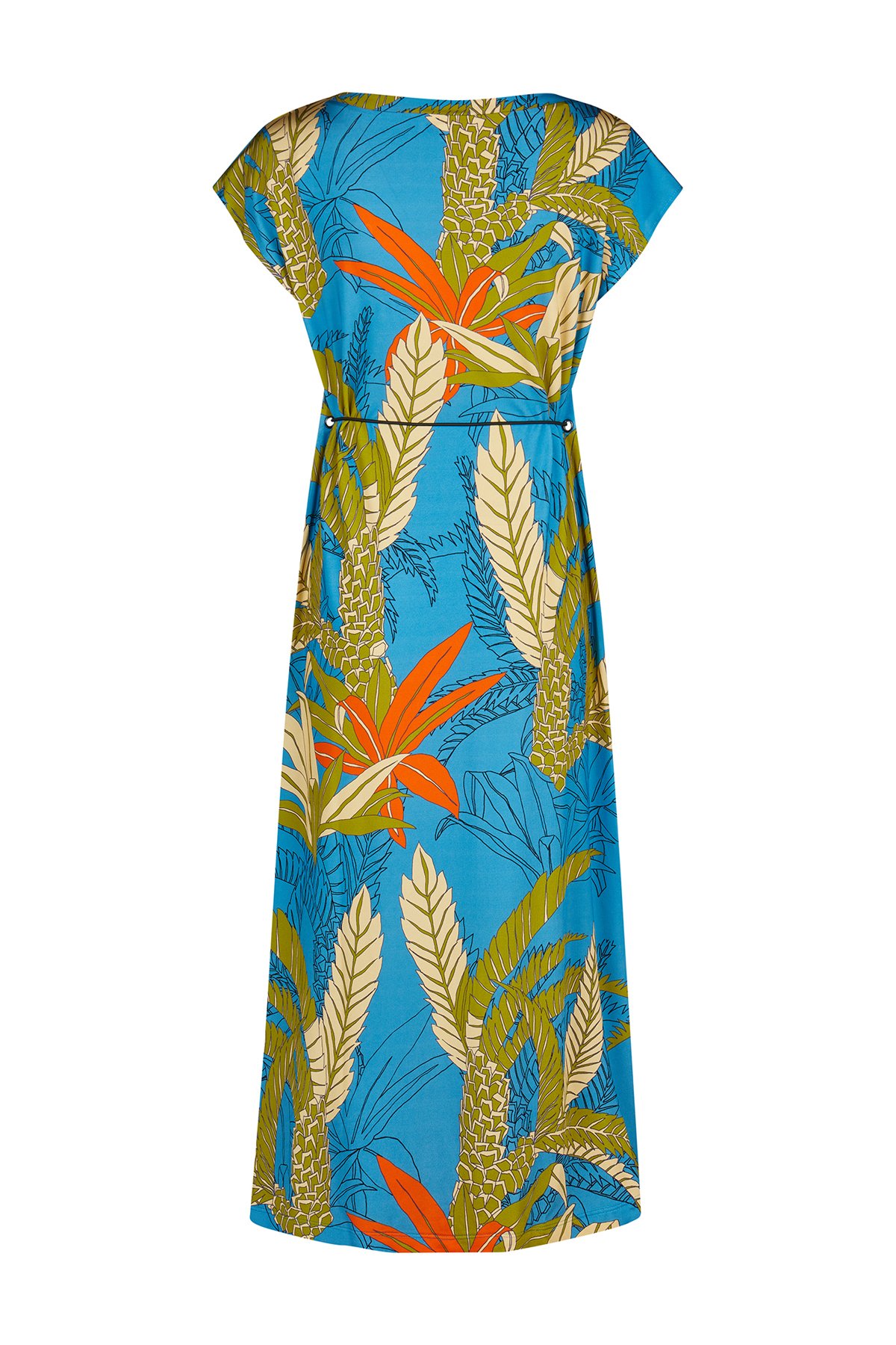 petrol flower dress – Bild 3