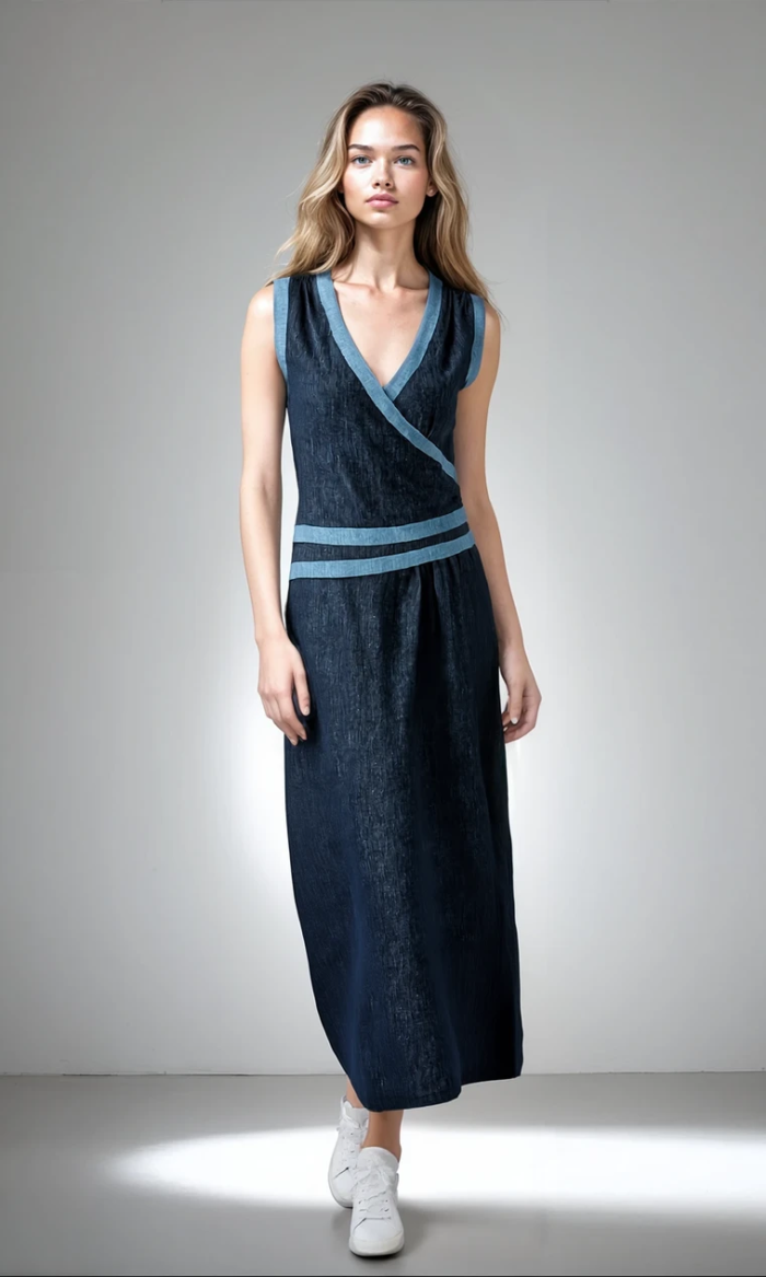 Perfektes Maxikleid Denim