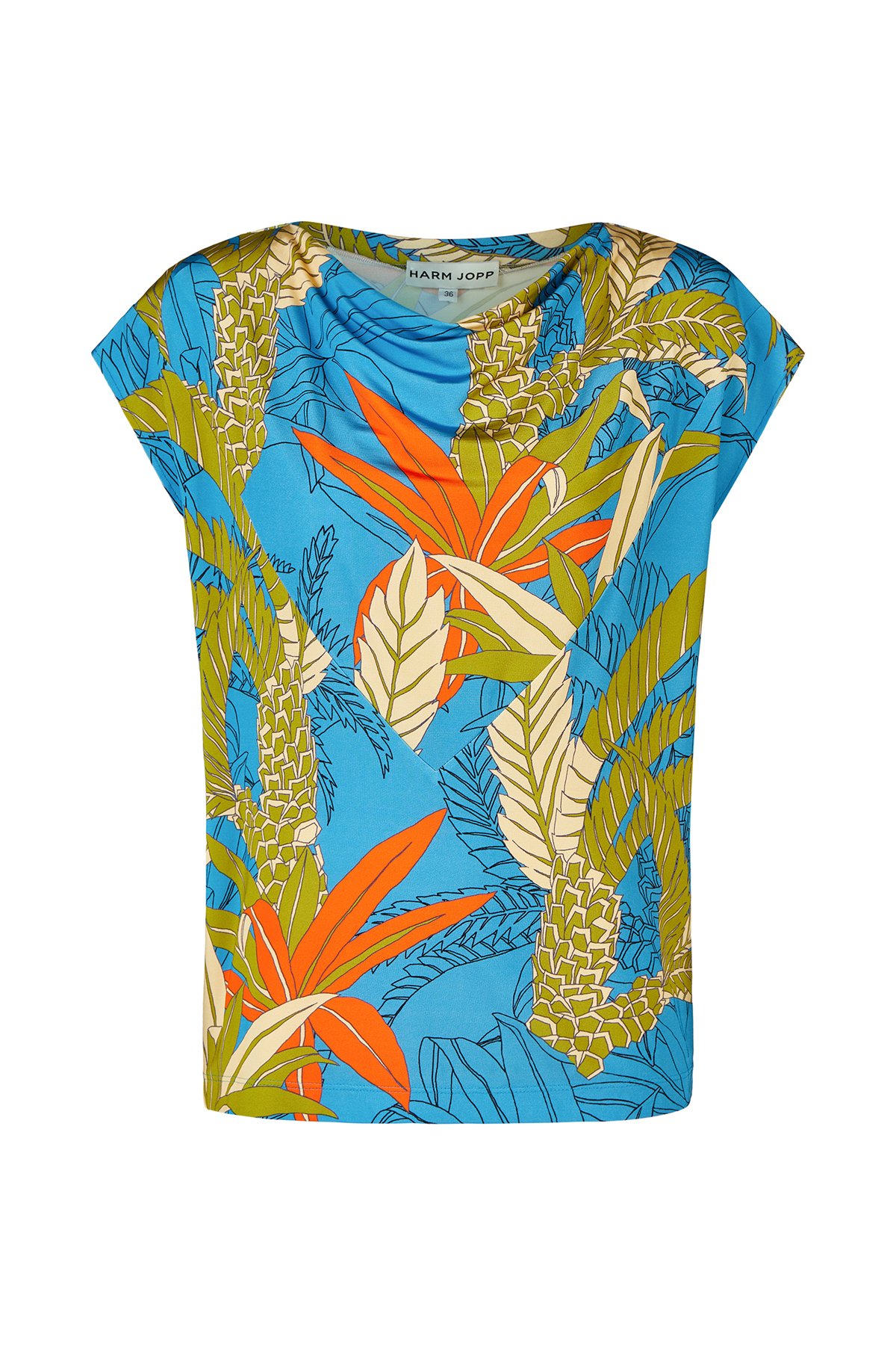 petrol flower shirt – Bild 5