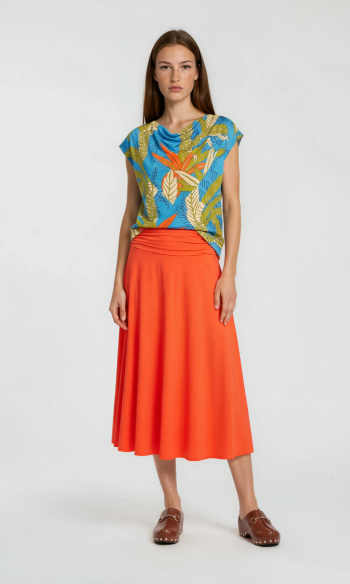 Midi Rock in der schönsten Farbe des Sommers.