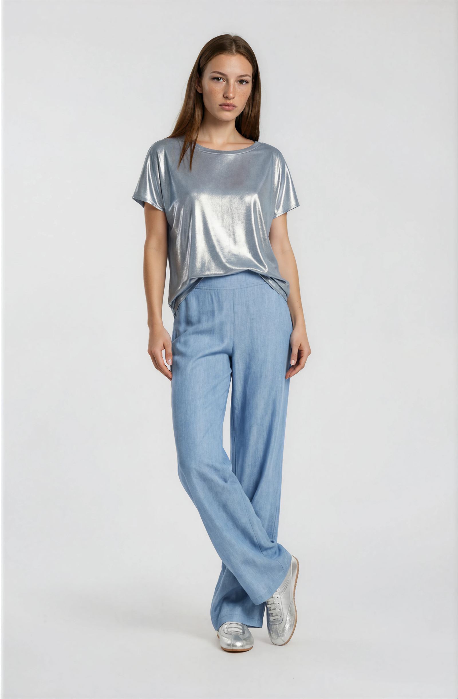 Wide-Leg-Hose - new denim