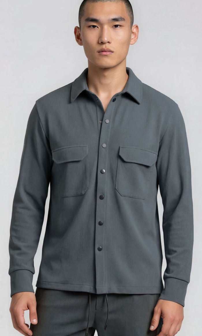 mens OVERSHIRT in cool tec corduroy fabric