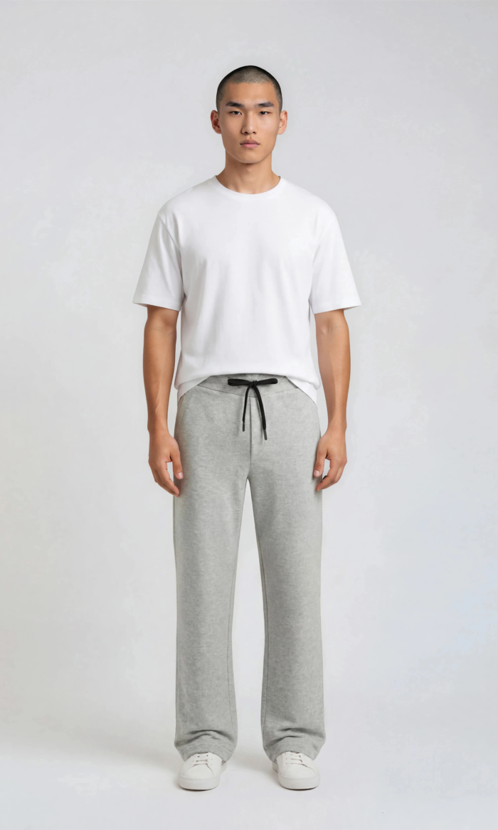 Herren Designer Jogger Pants . grau melange