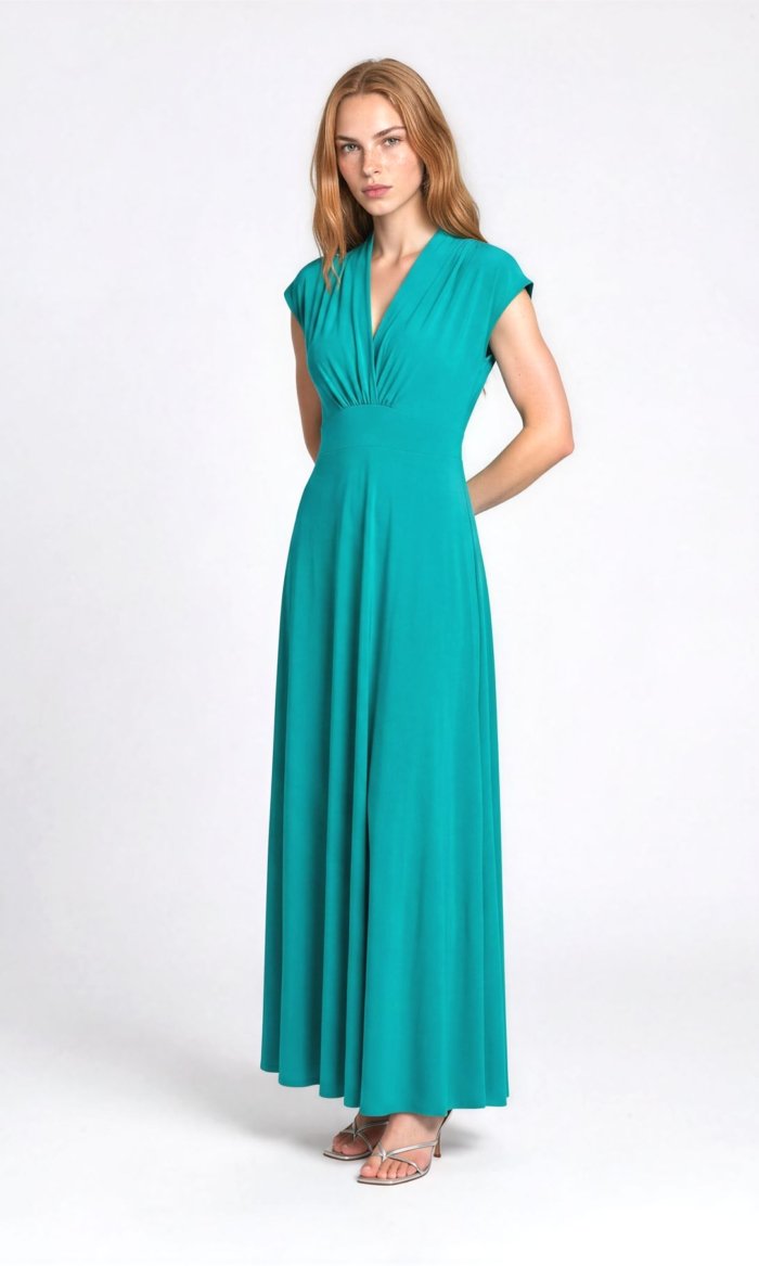 Das ultimative Feierkleid in smaragd grün