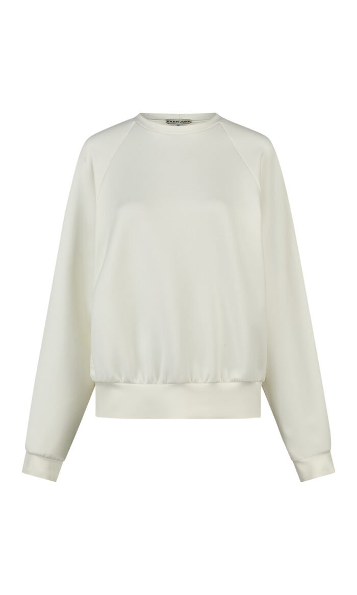 Pullover Sweat Weiß von Harm Jopp Jerseys — Vorderansicht