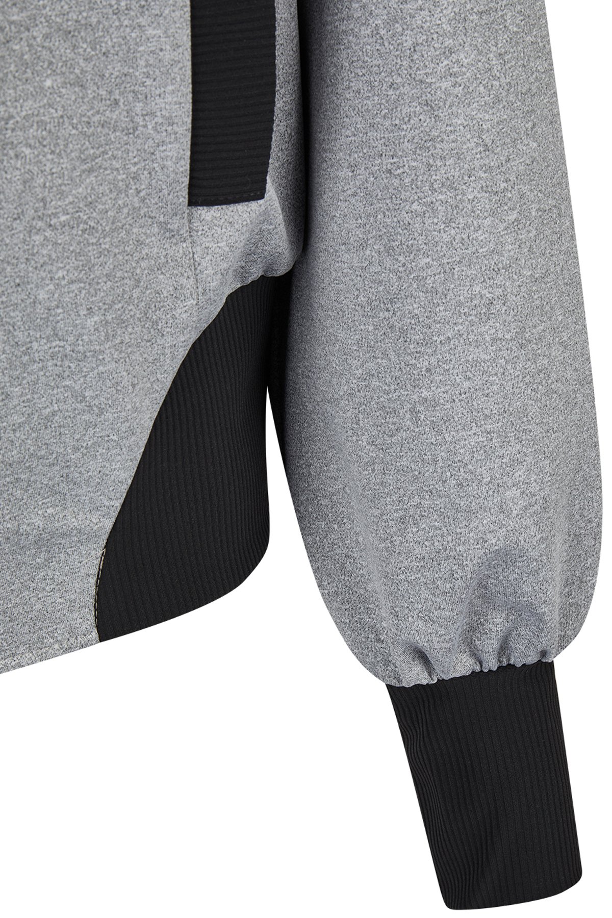 Blouson Hellgrau von Harm Jopp Jerseys — Stoffdetail, 90% Polyamid, 10% Elasthan