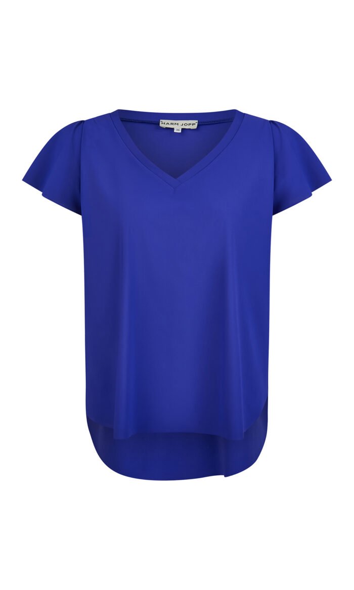 Top Royalblau von Harm Jopp Jerseys — Vorderansicht