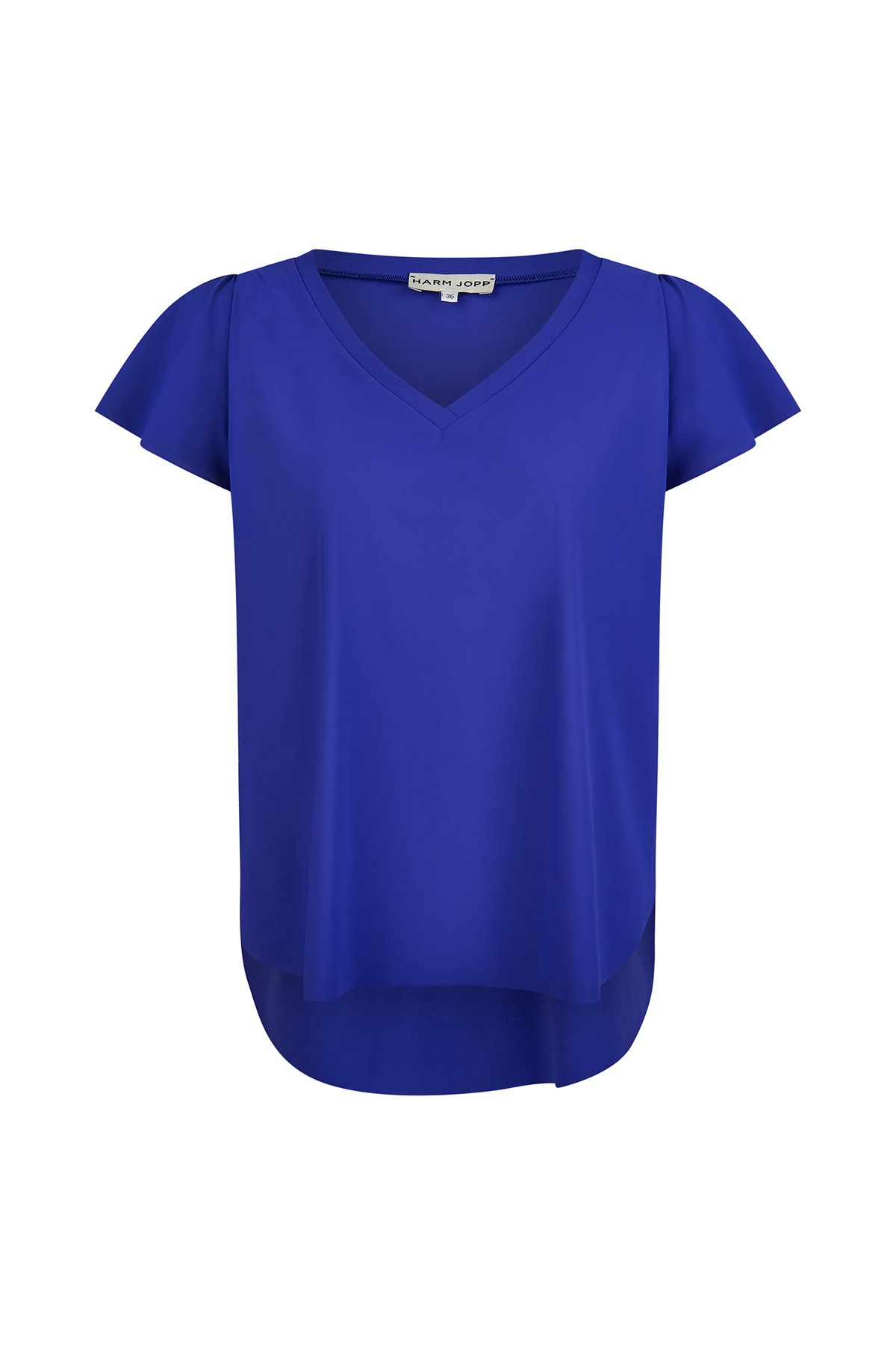 Damen Top Flügelärmel Royalblau von Harm Jopp Jerseys