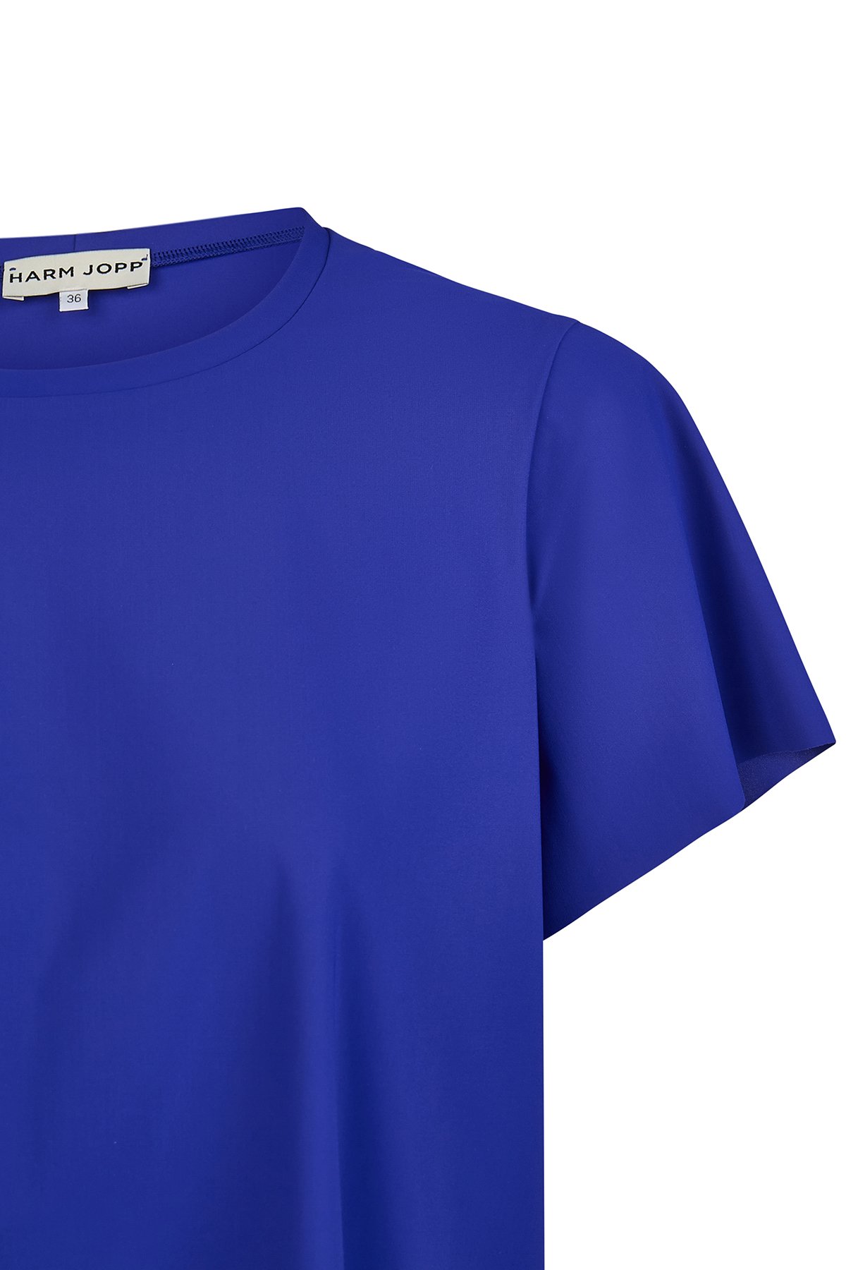 Top Royalblau von Harm Jopp Jerseys — Stoffdetail, 72% Polyamid, 28% Elasthan