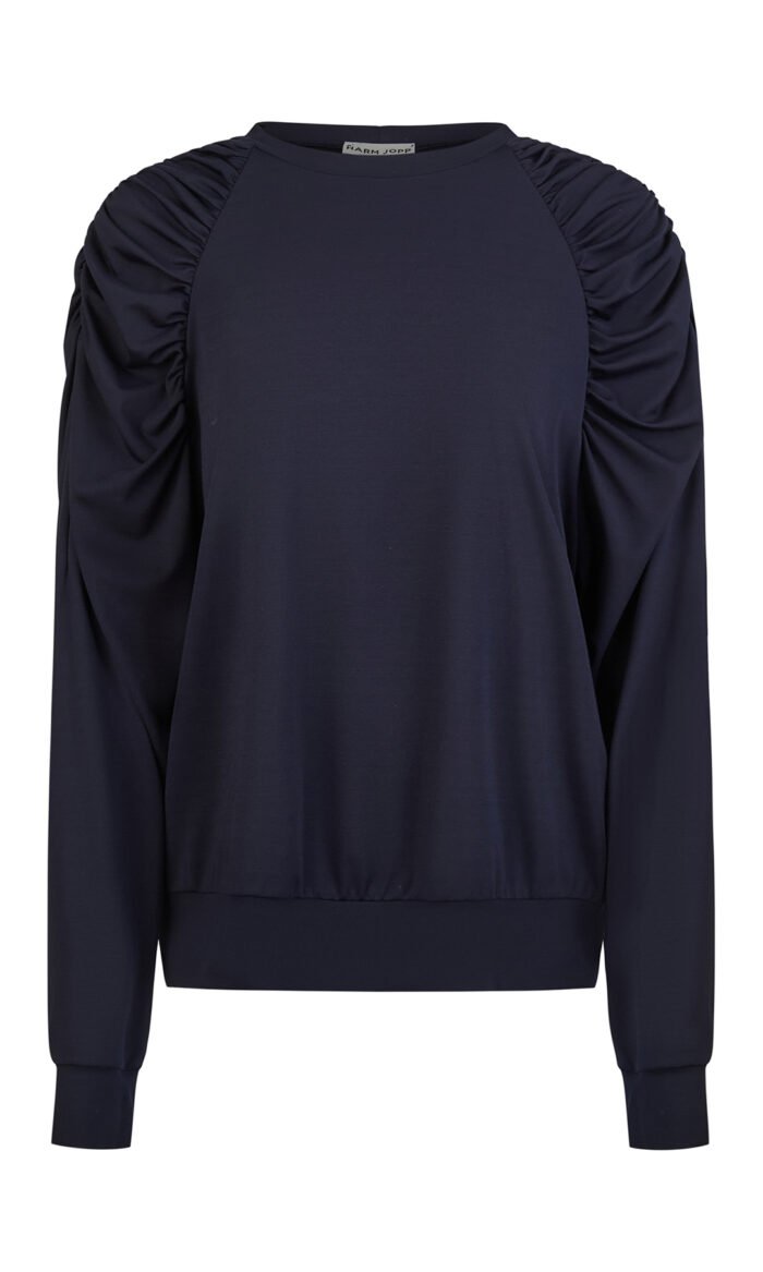 Pullover Giulia Dunkelblau von Harm Jopp Jerseys — Vorderansicht