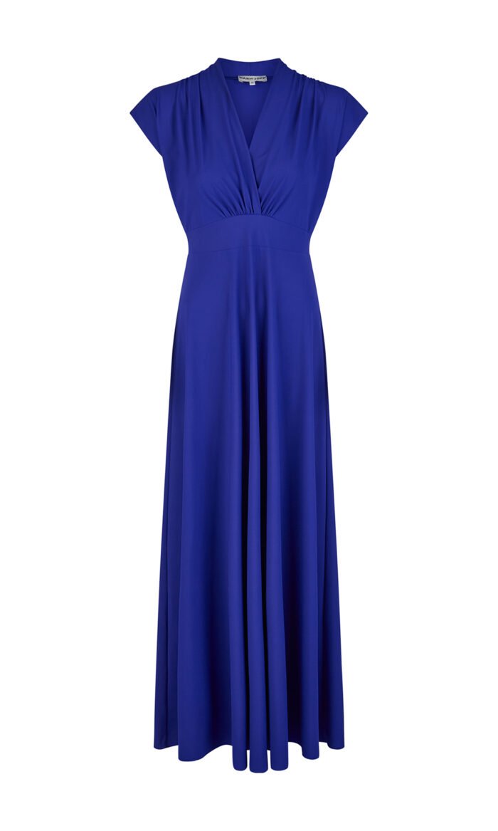 Kleid Royalblau von Harm Jopp Jerseys — Vorderansicht