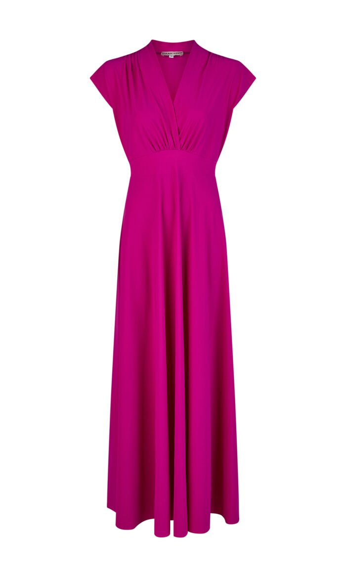 Kleid Fuchsia von Harm Jopp Jerseys — Vorderansicht