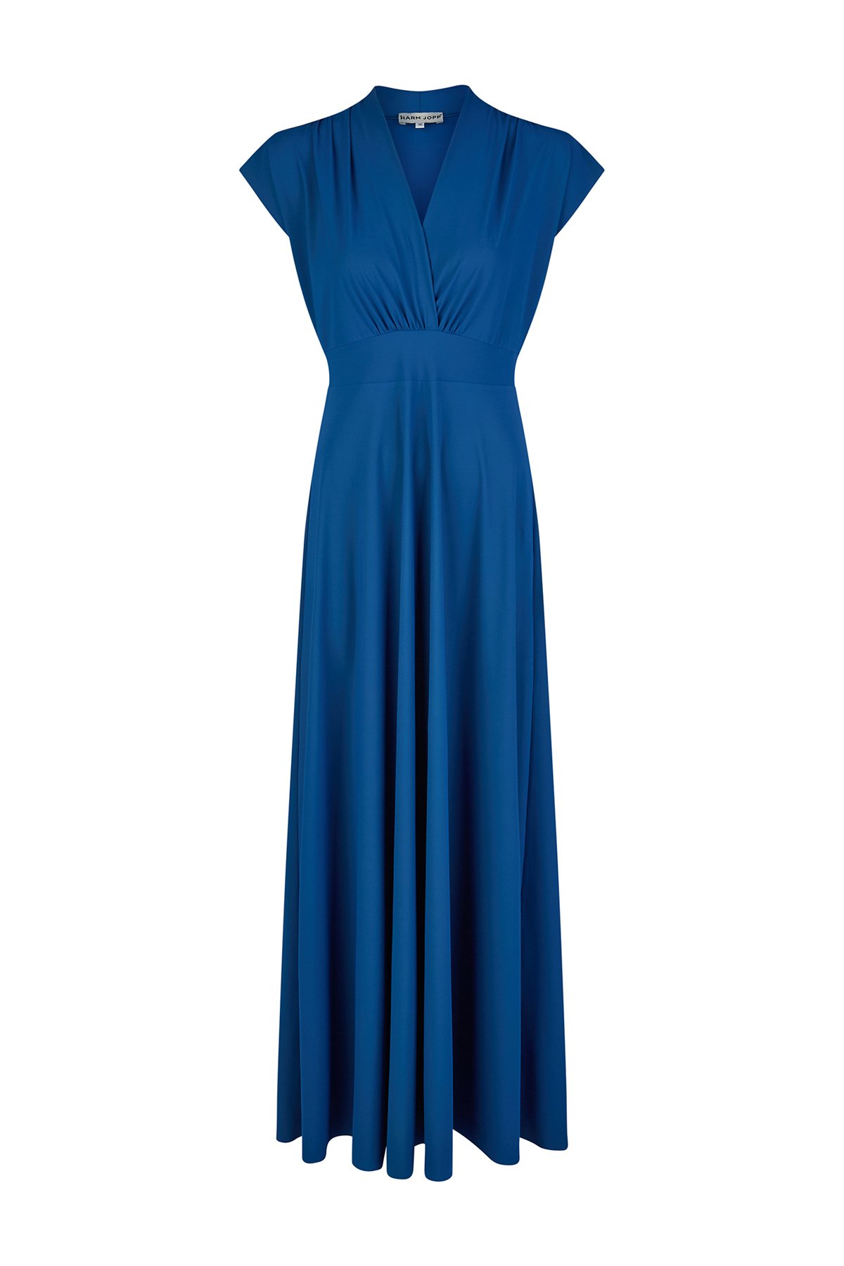 Kleid Pfauenblau von Harm Jopp Jerseys — Vorderansicht
