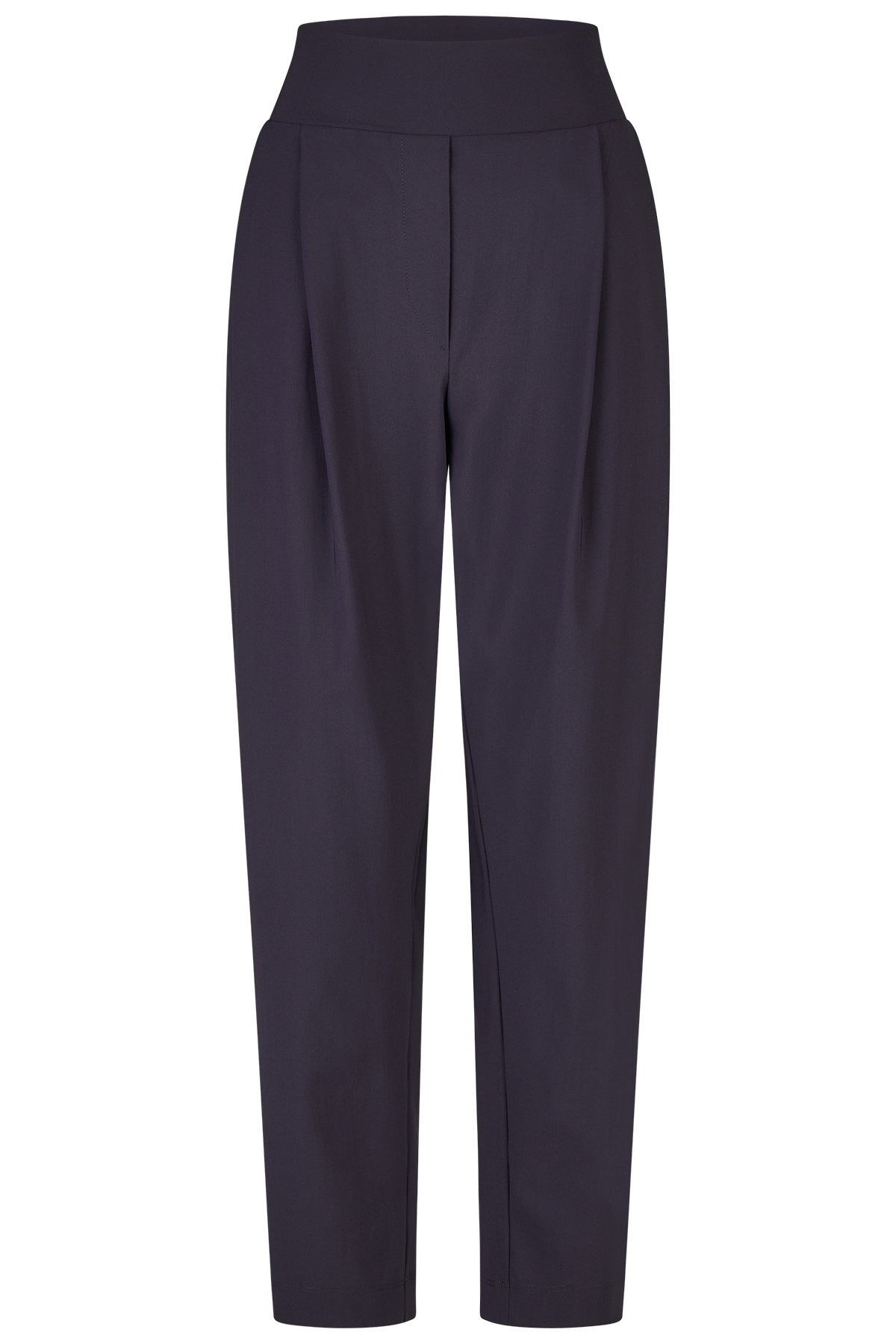 Damen Bundfaltenhose Aubergine von Harm Jopp Jerseys