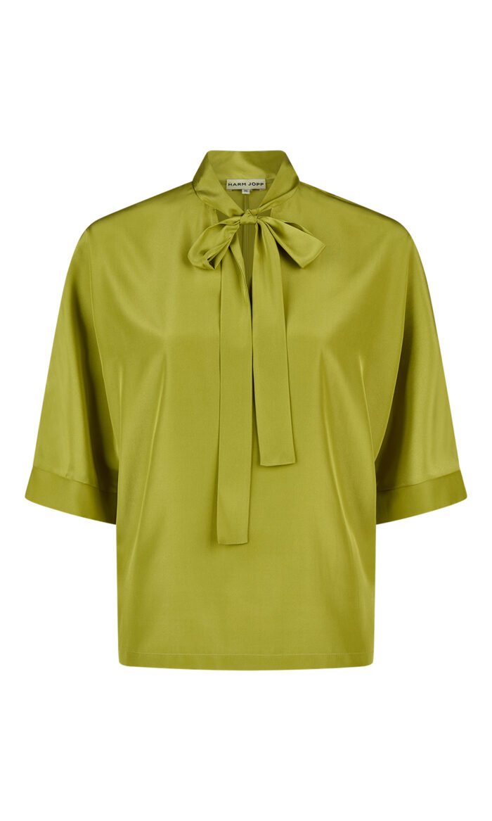 Bluse Pistazie von Harm Jopp Jerseys — Vorderansicht