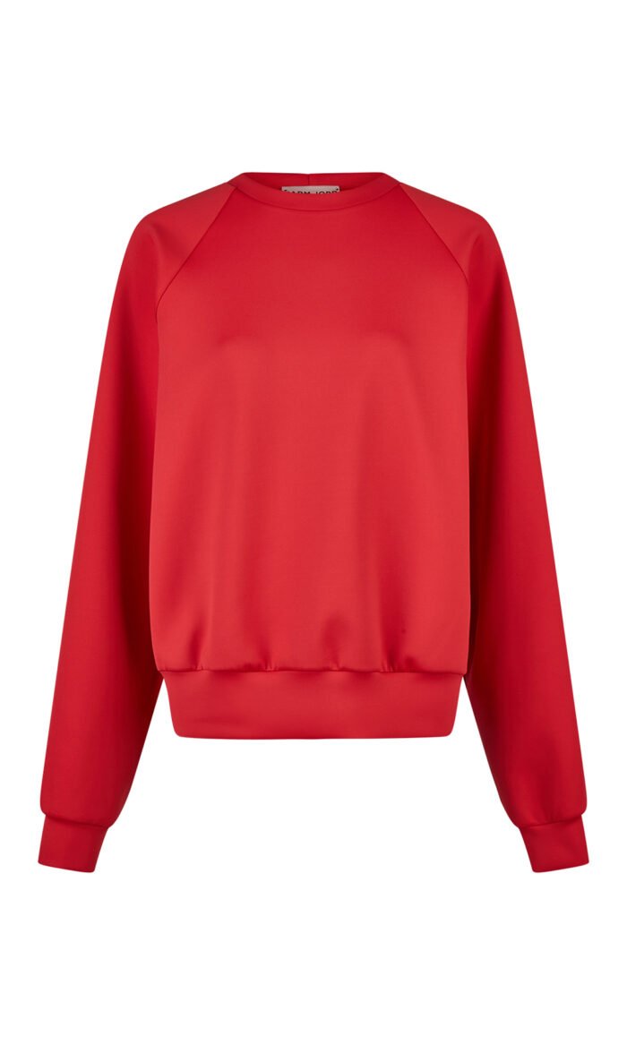 Pullover Sweat Koralle von Harm Jopp Jerseys — Vorderansicht