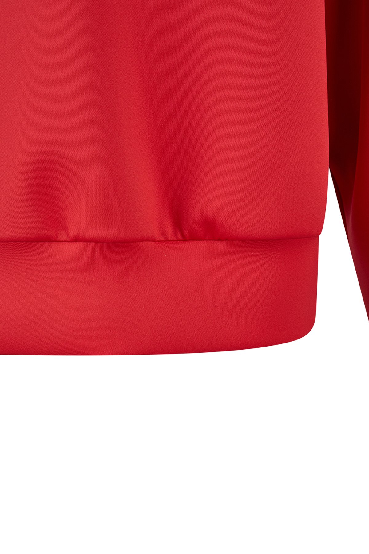 Pullover Sweat Koralle von Harm Jopp Jerseys — Stoffdetail, 90% Polyamid, 10% Elasthan
