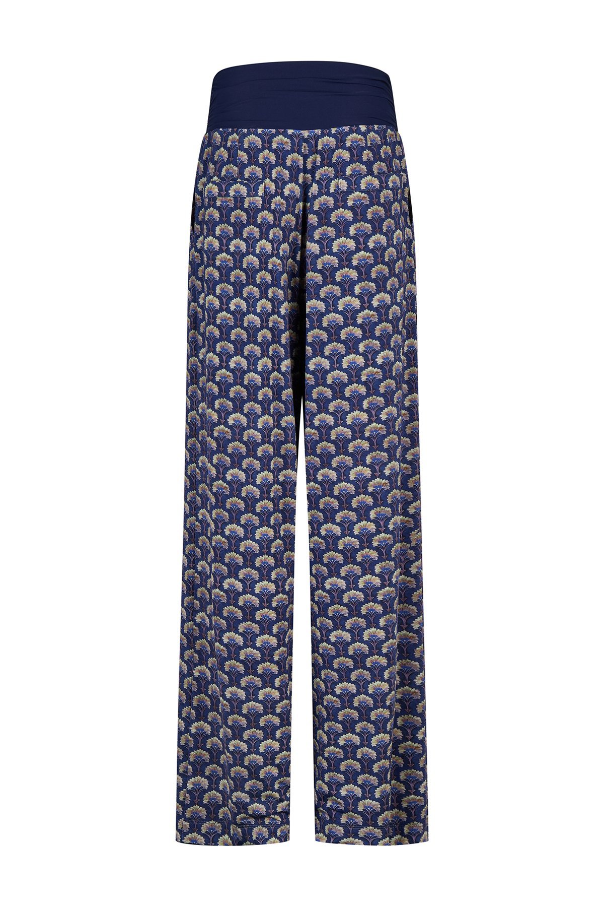 Hose Blumen Marine von Harm Jopp Jerseys — Seitenansicht