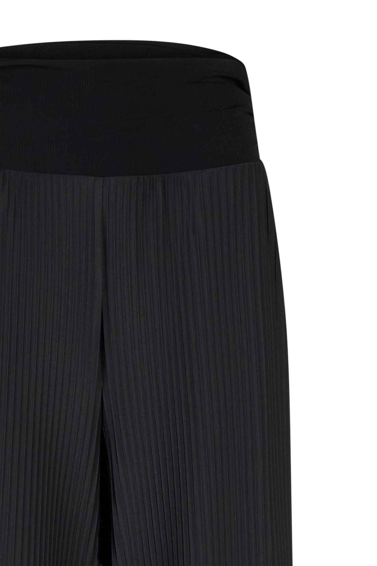Hose Plissee von Harm Jopp Jerseys — Stoffdetail, 72% Polyamid, 28% Elasthan