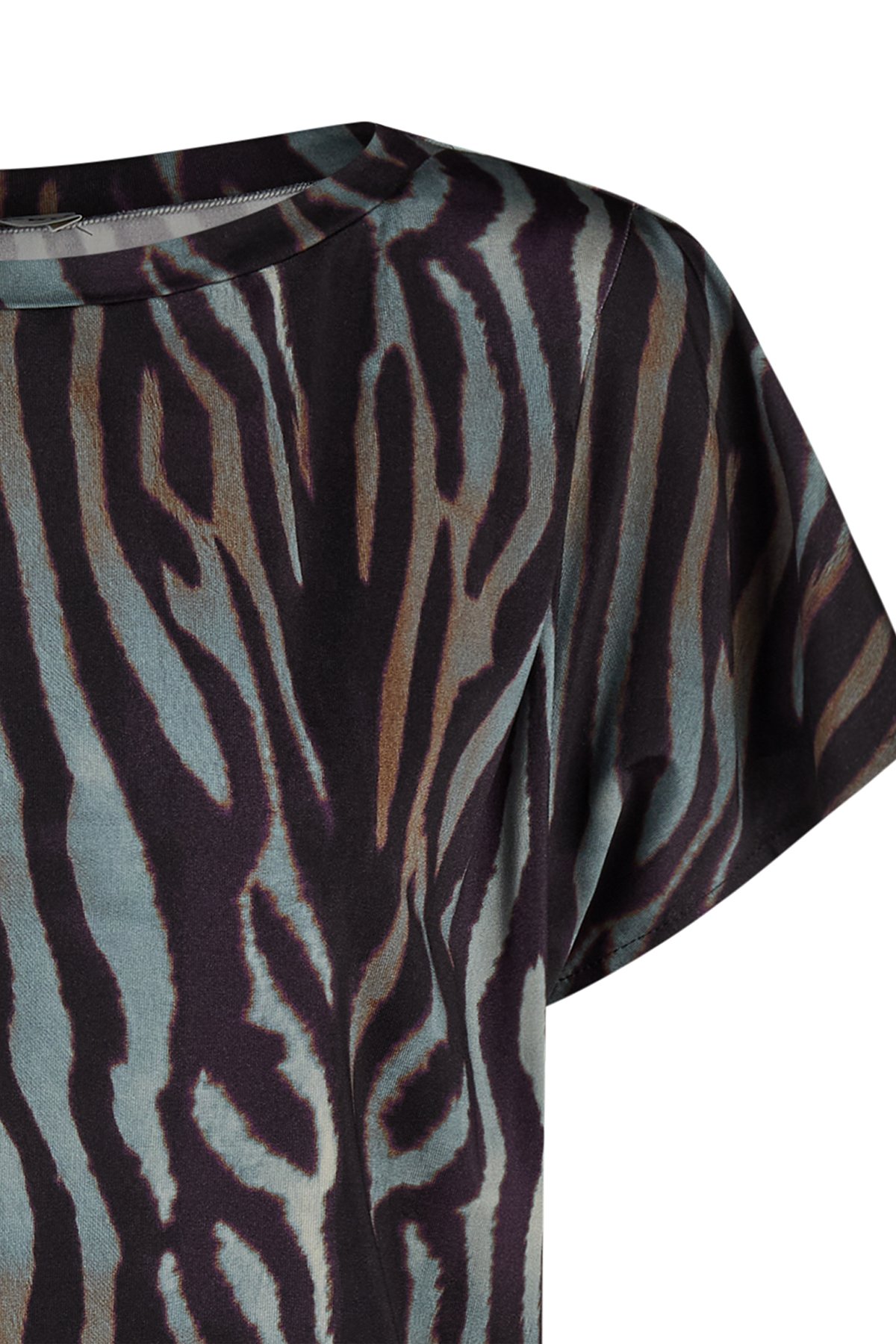 Top Zebra von Harm Jopp Jerseys — Stoffdetail, 95% Viskose, 5% Elasthan