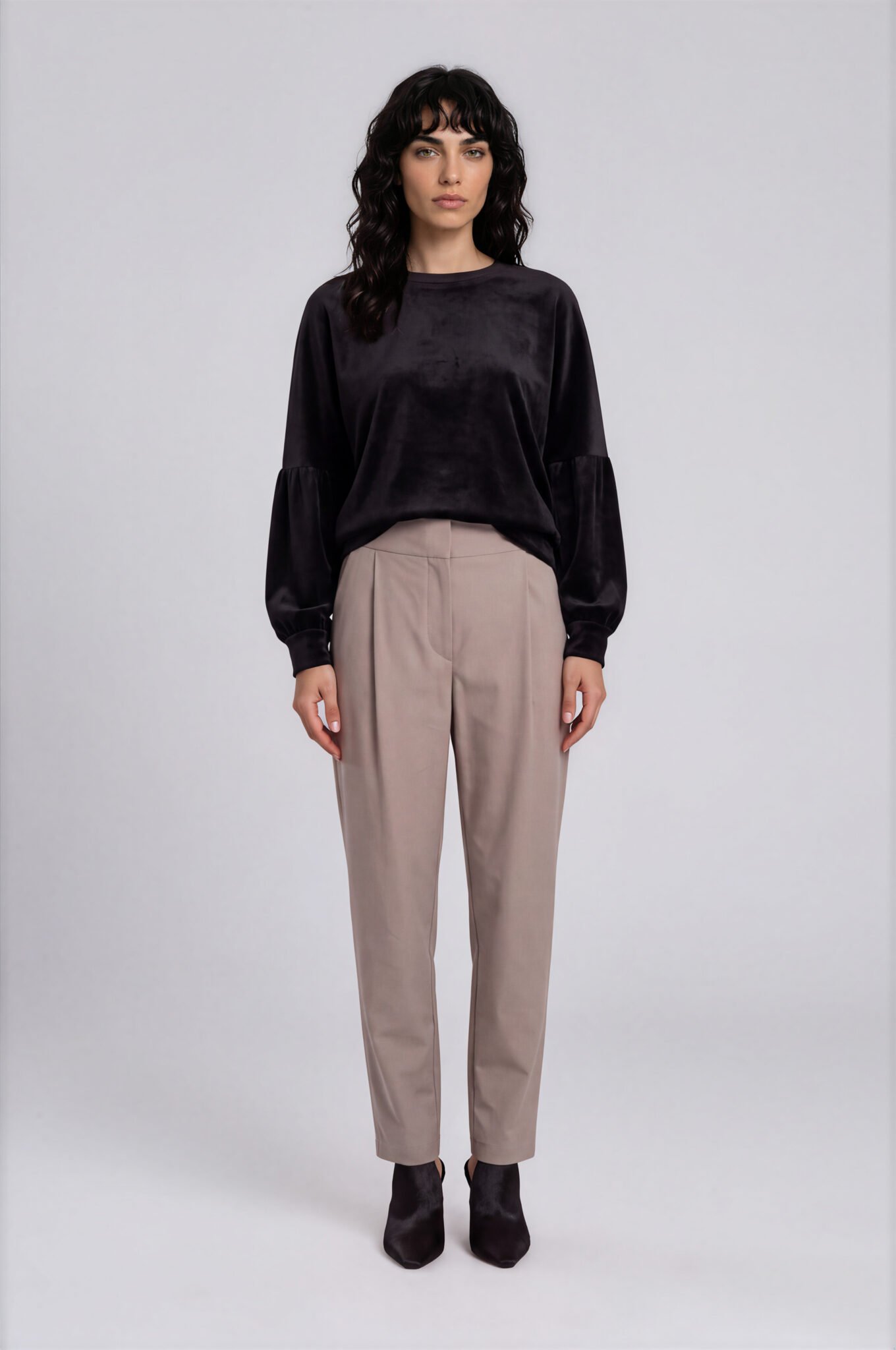 Damen Karottenhose Toffee