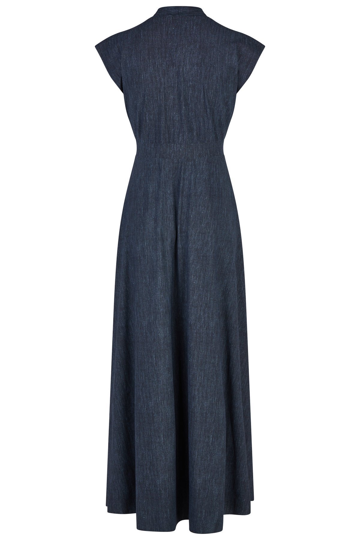 Abendkleid Lang Jeansoptik von Harm Jopp Jerseys — Rückansicht