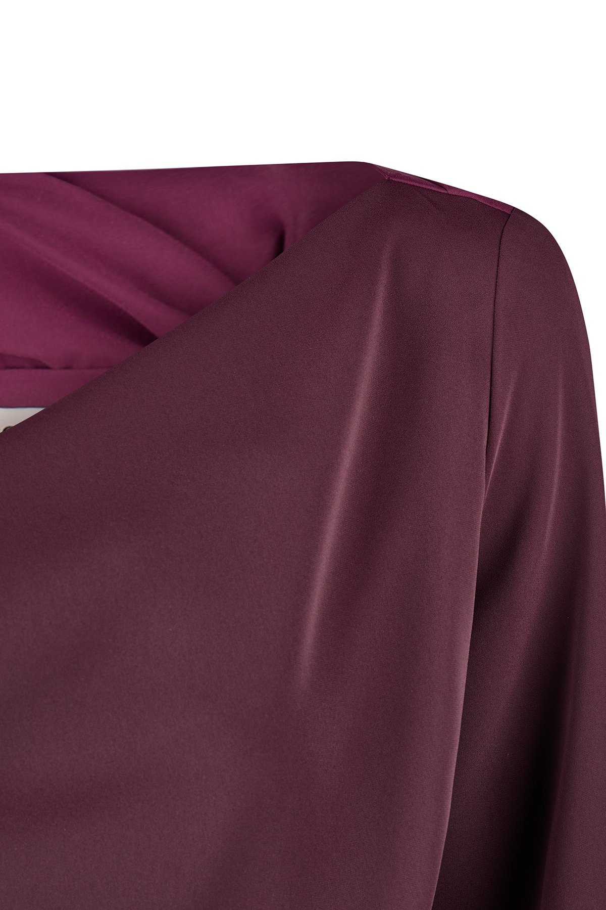 Kleid Epoque Weinrot von Harm Jopp Jerseys — Seitenansicht
