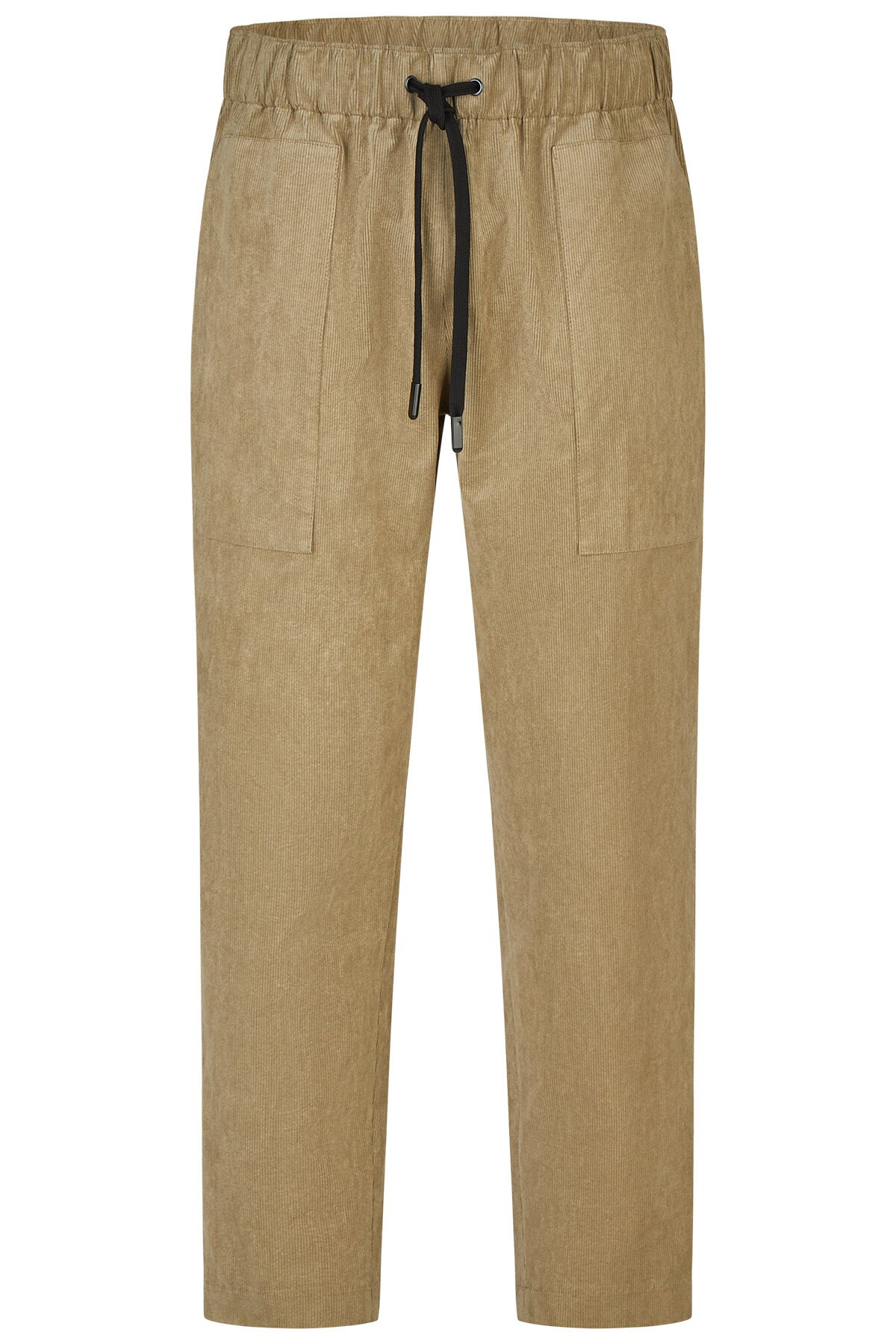 Hose Cord Beige-Oliv von Harm Jopp Jerseys — Vorderansicht