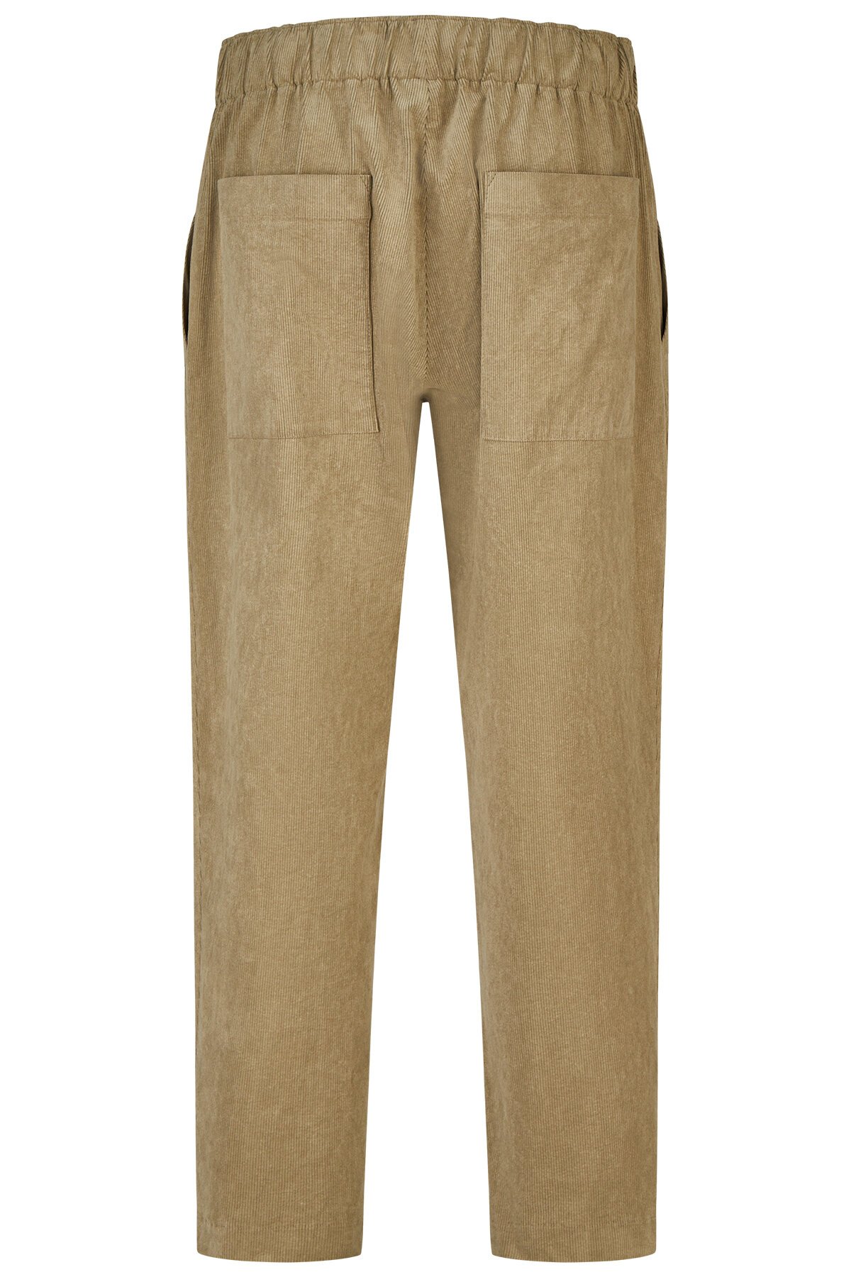Hose Cord Beige-Oliv von Harm Jopp Jerseys — Rückansicht