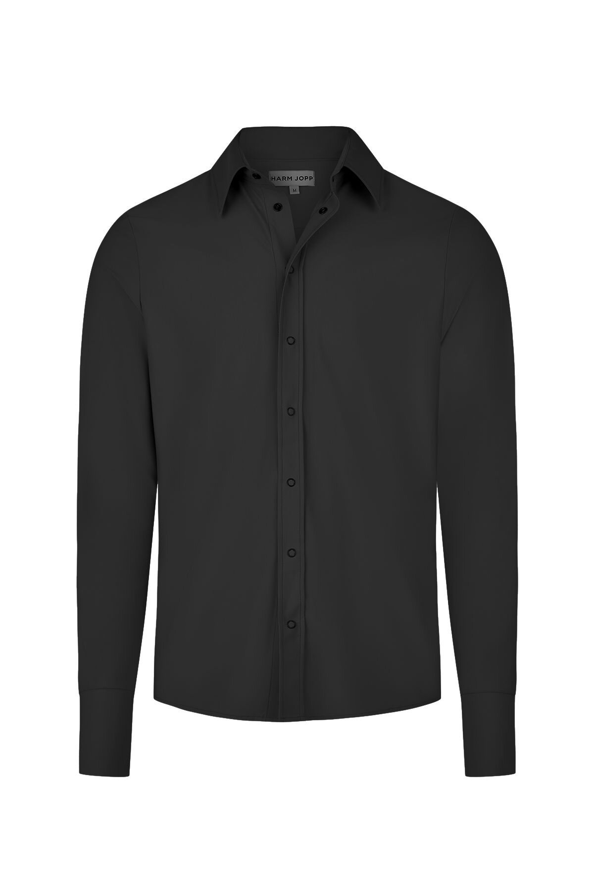 Hemd Sanded Schwarz von Harm Jopp Jerseys — Vorderansicht