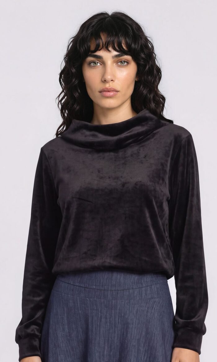 Damen Hoodie Nicki Schwarz