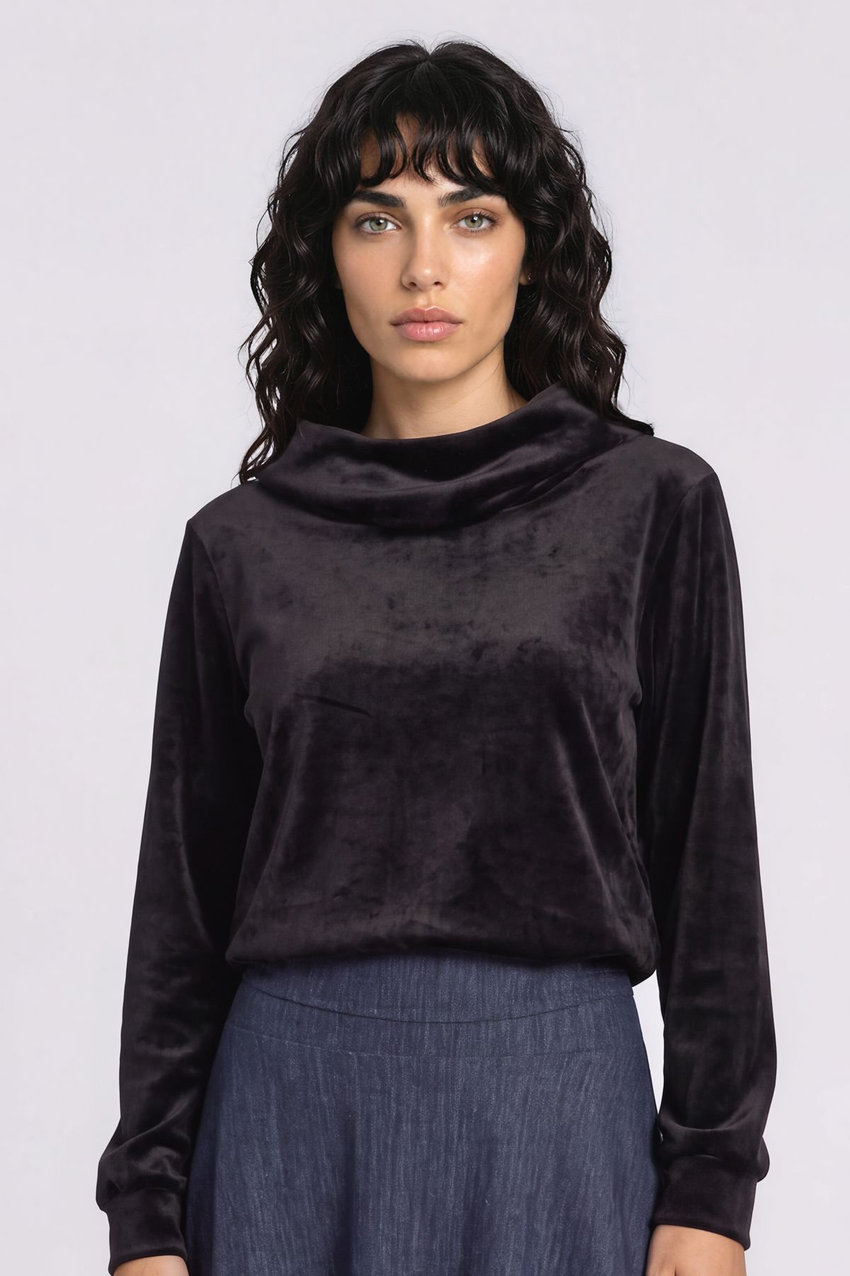 Damen Hoodie Nicki Schwarz
